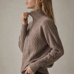 Anouk Quarter-Zip Sweater — Brown, banana_republic product shot