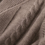 Anouk Quarter-Zip Sweater — Brown, banana_republic product shot