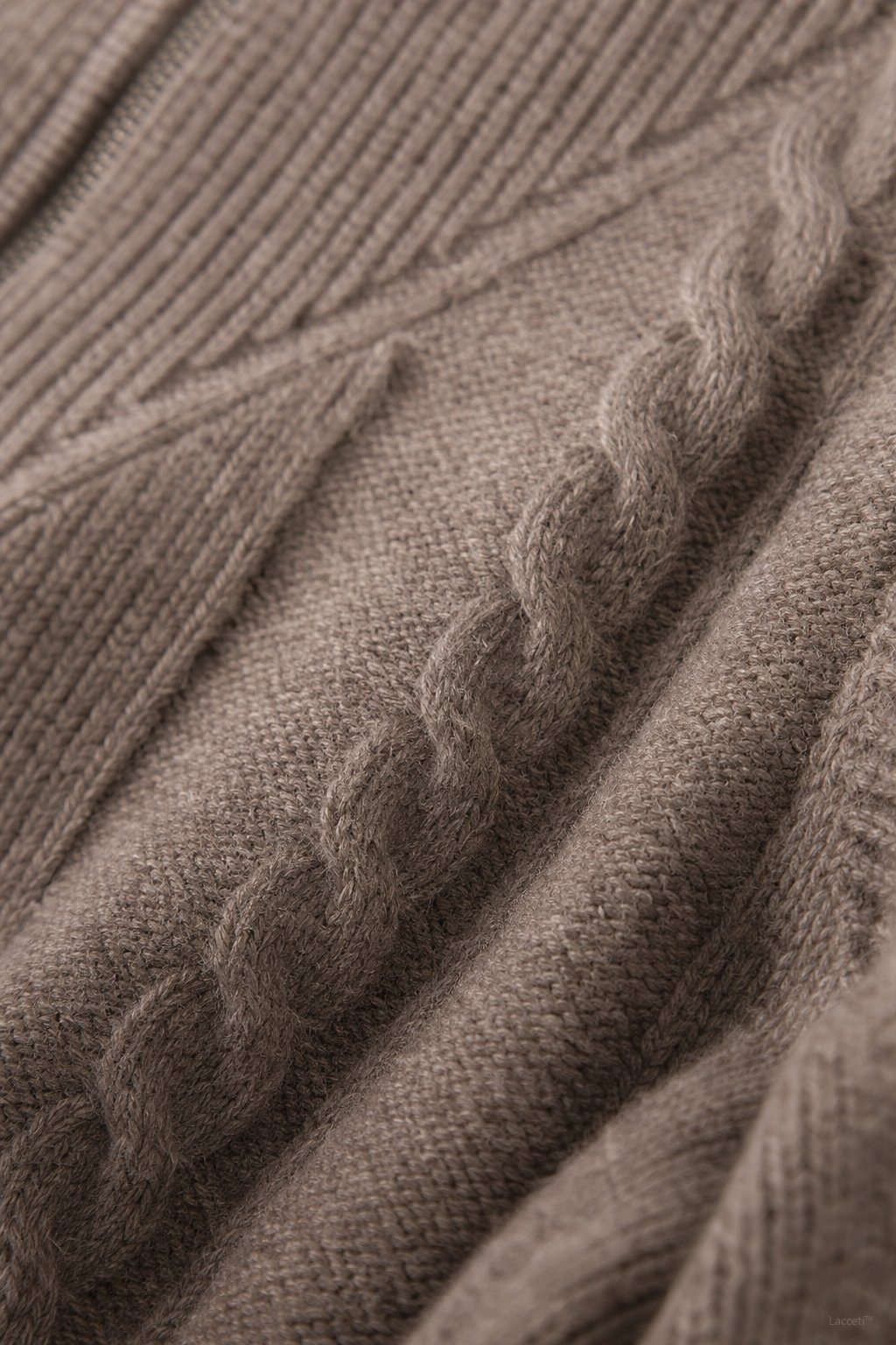 Anouk Quarter-Zip Sweater — Brown, banana_republic product shot