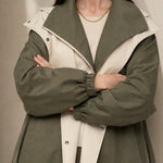 Apolline Windbreaker — Olive, banana_republic product shot