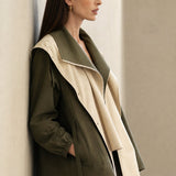 Apolline Windbreaker — Olive, banana_republic product shot