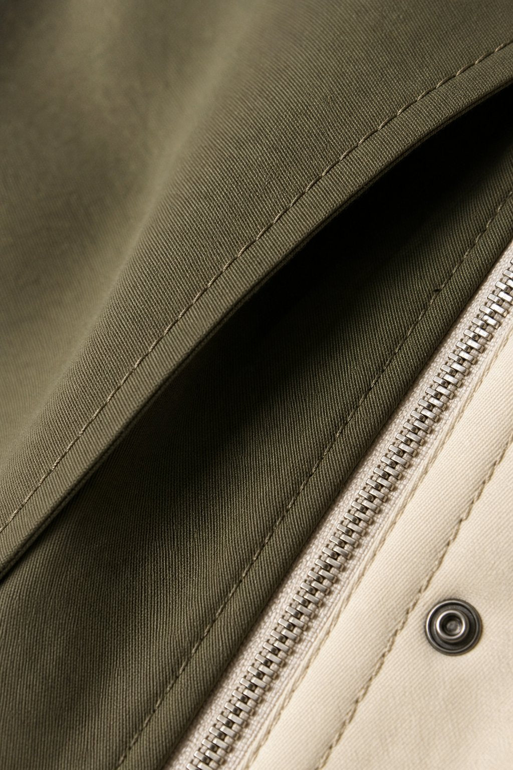 Apolline Windbreaker — Olive, banana_republic product shot