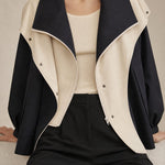 Apolline Windbreaker — Black, banana_republic product shot