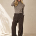 Ashley Mock Neck Sweater — Camel, banana_republic product shot