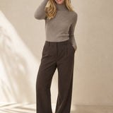 Ashley Mock Neck Sweater — Camel, banana_republic product shot