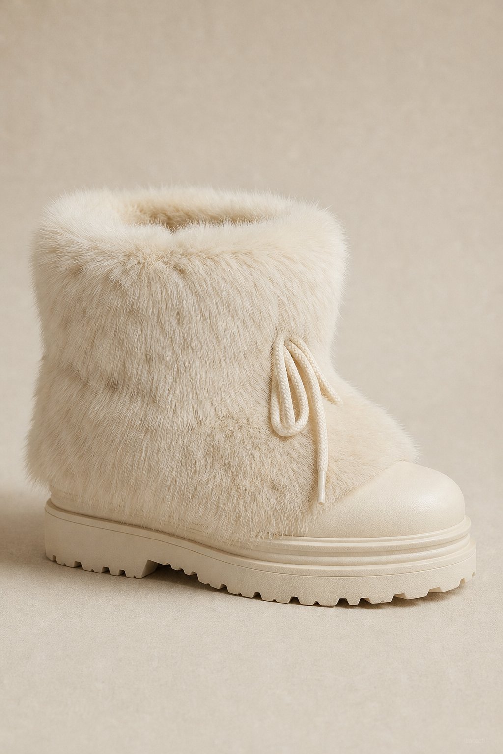 Aspen Fur Après-Ski Boots — White, banana_republic product shot