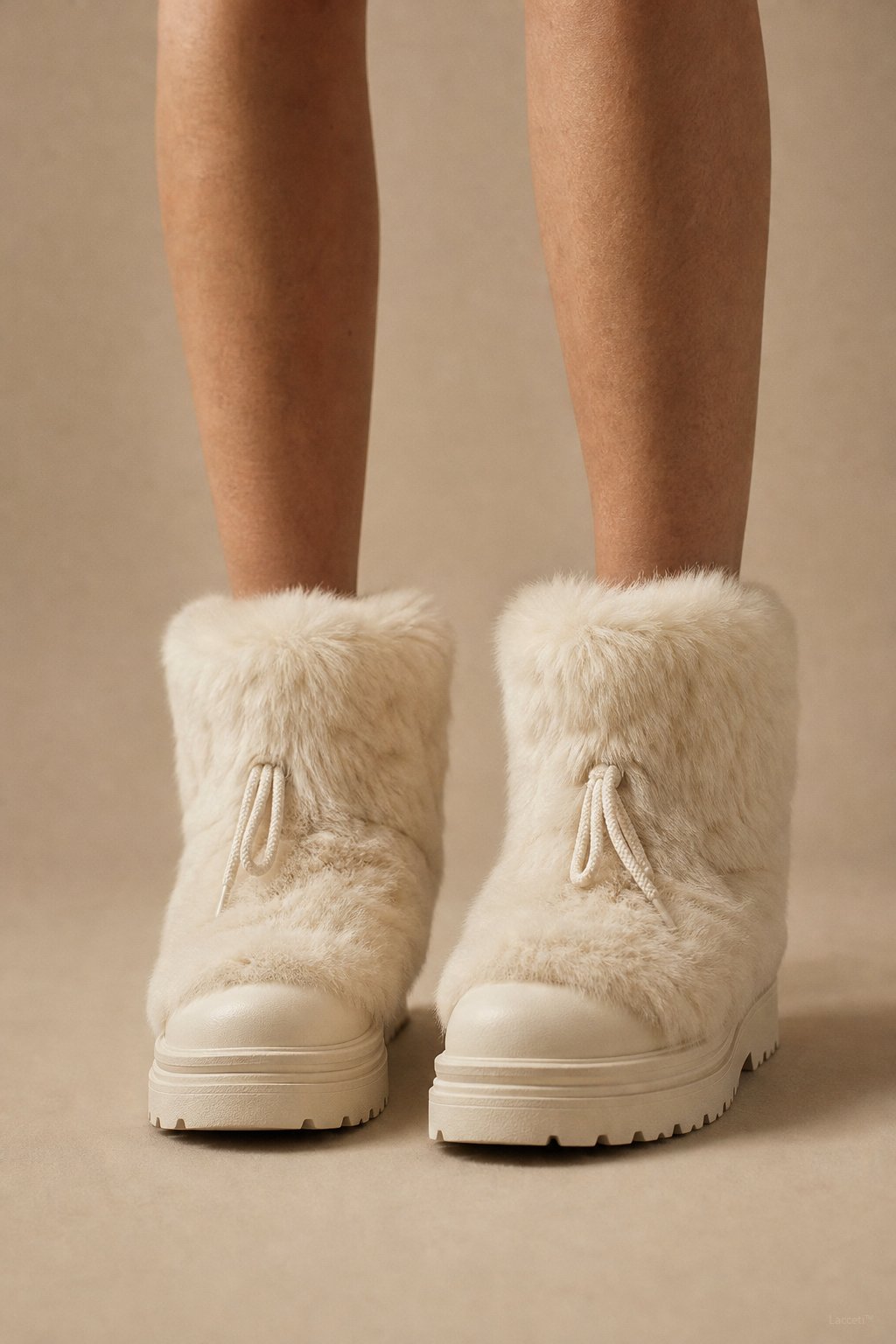 Aspen Fur Après-Ski Boots — White, banana_republic product shot