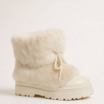 Aspen Fur Après-Ski Boots — White, banana_republic product shot