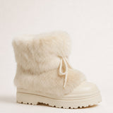 Aspen Fur Après-Ski Boots — White, banana_republic product shot