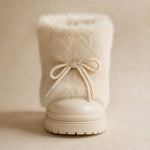 Aspen Fur Après-Ski Boots — White, banana_republic product shot