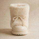 Aspen Fur Après-Ski Boots — White, banana_republic product shot