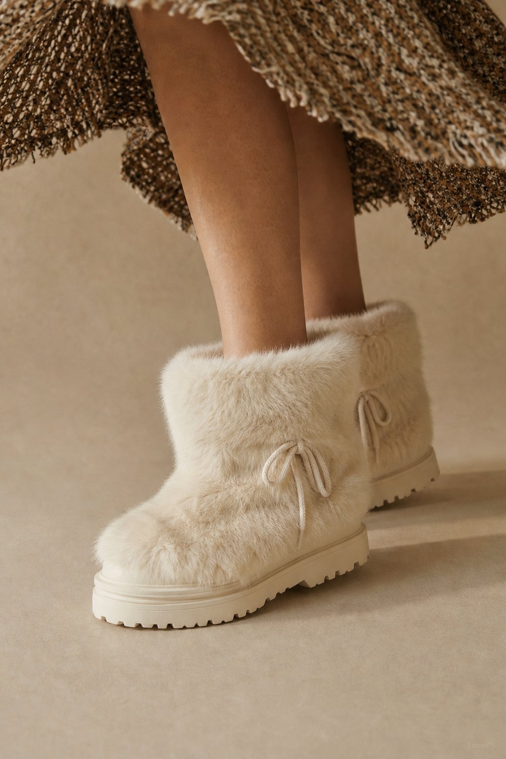 Aspen Fur Après-Ski Boots — White, banana_republic product shot