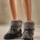Aspen Fur Après-Ski Boots — Black, banana_republic product shot