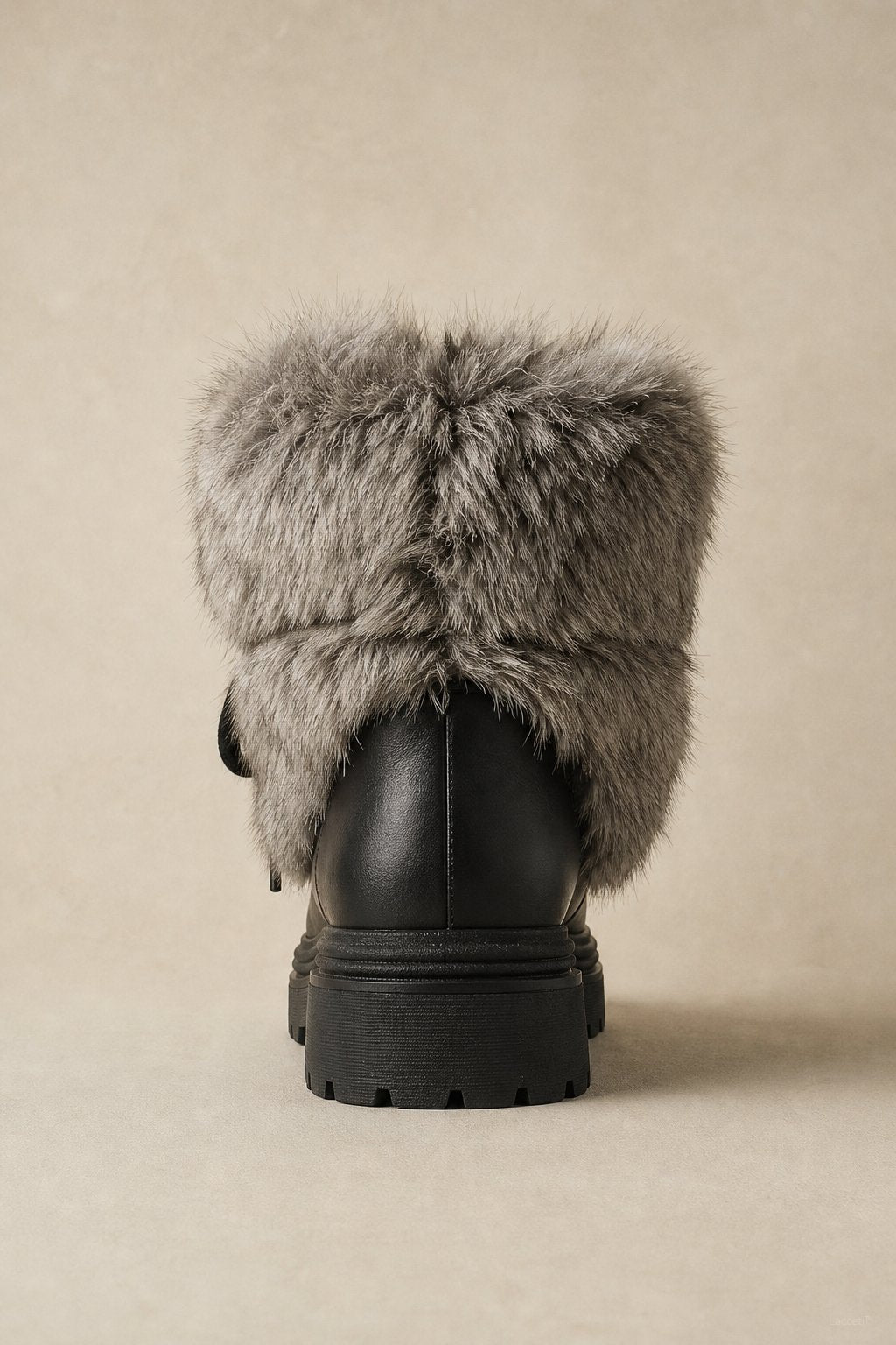 Aspen Fur Après-Ski Boots — Black, banana_republic product shot