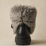 Aspen Fur Après-Ski Boots — Black, banana_republic product shot
