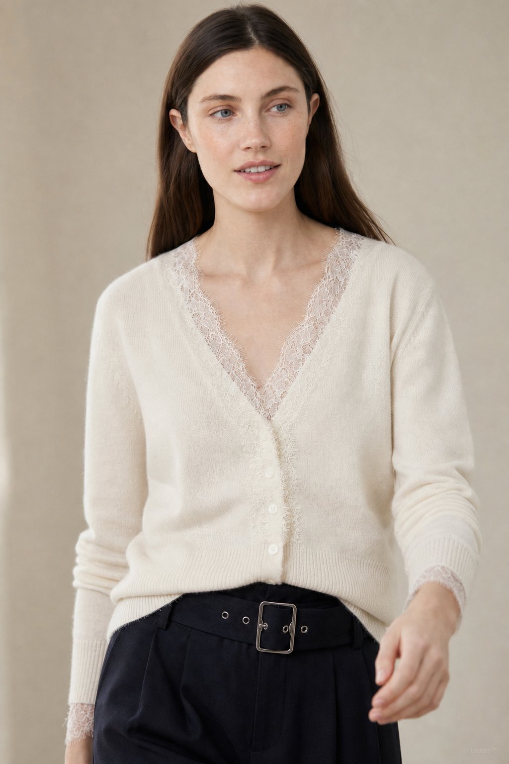 Aurora Lace Cardigan, studio product shot