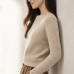 Bérénice Cashmere Boat-Neck Pullover — Oatmeal, banana_republic product shot