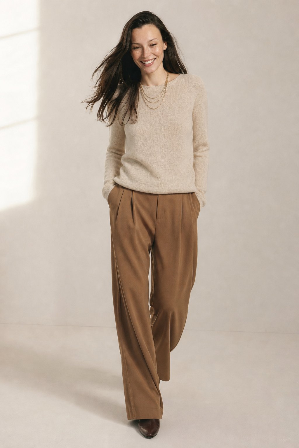 Bérénice Cashmere Boat-Neck Pullover — Oatmeal, banana_republic product shot