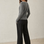 Bérénice Cashmere Boat-Neck Pullover — Gray, banana_republic product shot