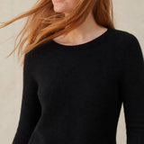 Bérénice Cashmere Boat-Neck Pullover — Black, banana_republic product shot