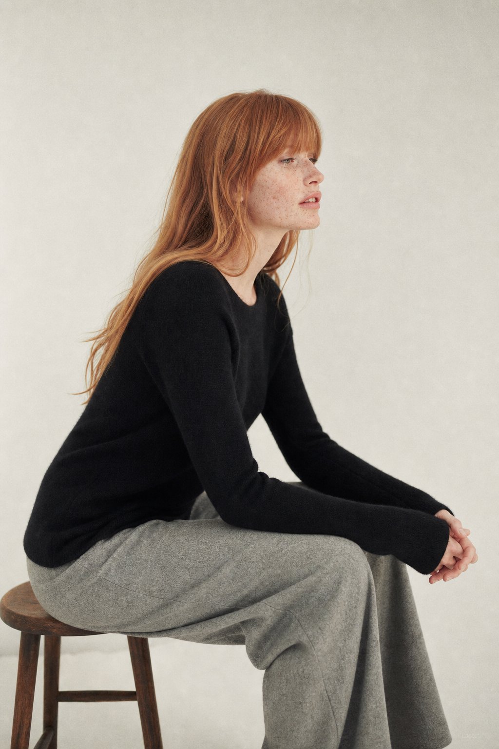Bérénice Cashmere Boat-Neck Pullover — Black, banana_republic product shot