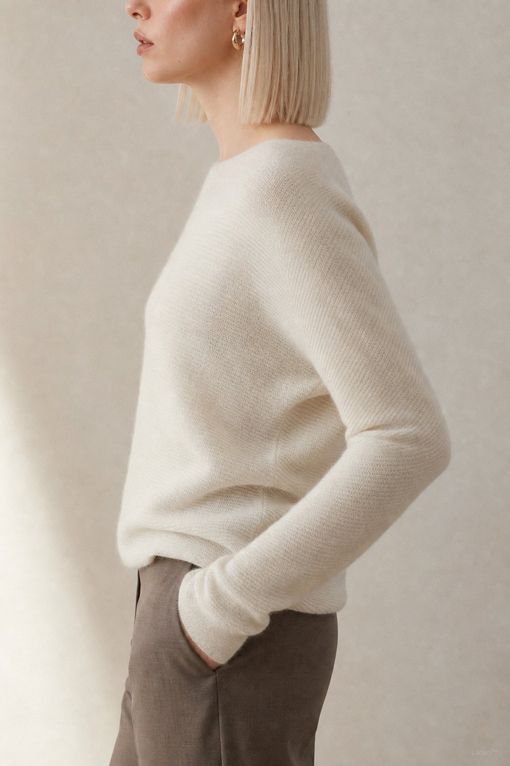 Bérénice Cashmere Boat-Neck Pullover — White, banana_republic product shot