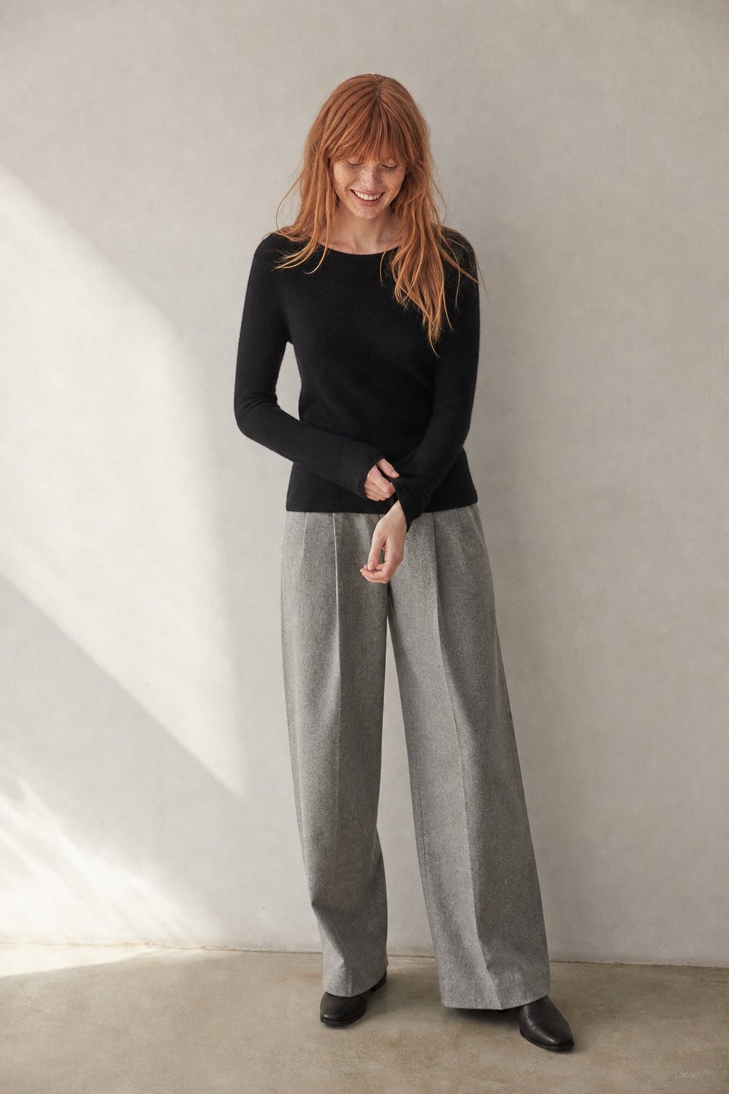 Bérénice Cashmere Boat-Neck Pullover — Black, banana_republic product shot