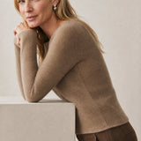 Bérénice Cashmere Boat-Neck Pullover — Camel, banana_republic product shot