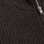 Céleste O-Neck Cardigan — Coffee, banana_republic product shot