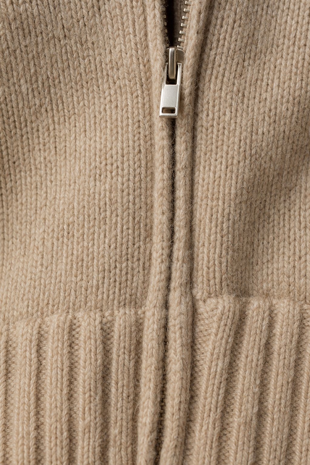 Céleste O-Neck Cardigan — Beige, banana_republic product shot