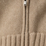 Céleste O-Neck Cardigan — Beige, banana_republic product shot