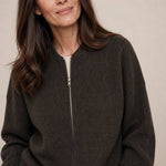 Céleste O-Neck Cardigan — Coffee, banana_republic product shot