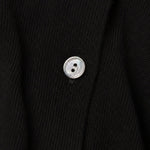 Céline V-Neck Cashmere & Silk Cardigan — Black, banana_republic product shot