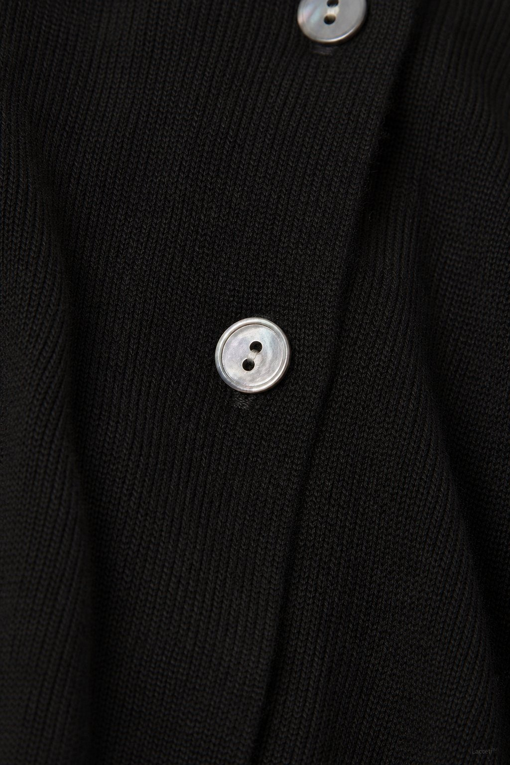 Céline V-Neck Cashmere & Silk Cardigan — Black, banana_republic product shot