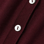 Céline V-Neck Cashmere & Silk Cardigan — Wine, banana_republic product shot