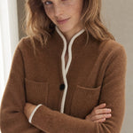 Clémence Cashmere Sweater — Brown, banana_republic product shot