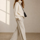 Clémence Oversized Cashmere Turtleneck — White, banana_republic product shot