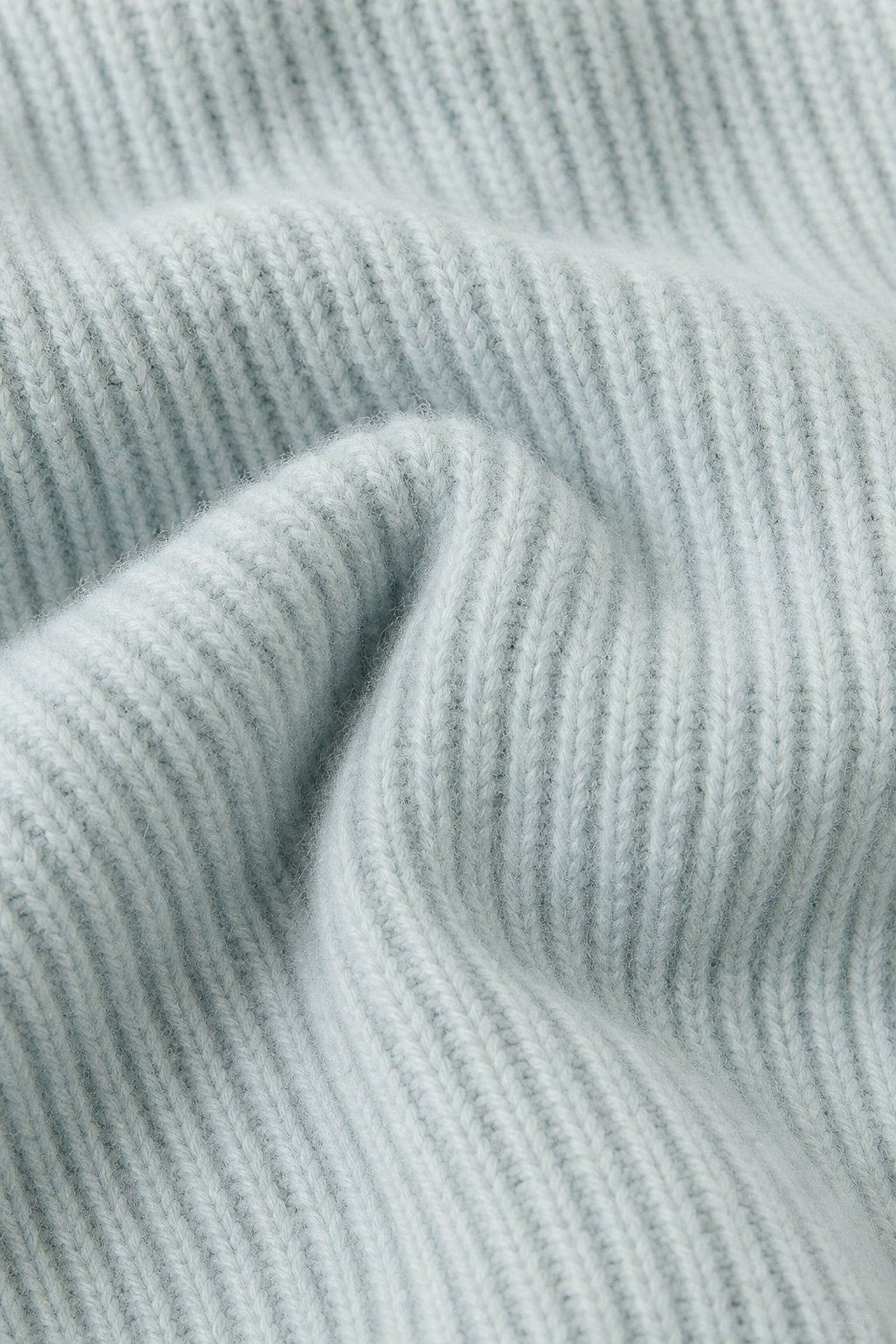 Clémence Oversized Cashmere Turtleneck — Light Blue, banana_republic product shot