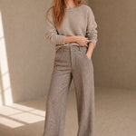 Colette Wool Herringbone Pants, studio product shot