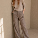 Colette Wool Herringbone Pants, studio product shot