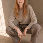 Colette Wool Herringbone Pants, studio product shot