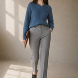 Colette Wool Herringbone Pants, studio product shot