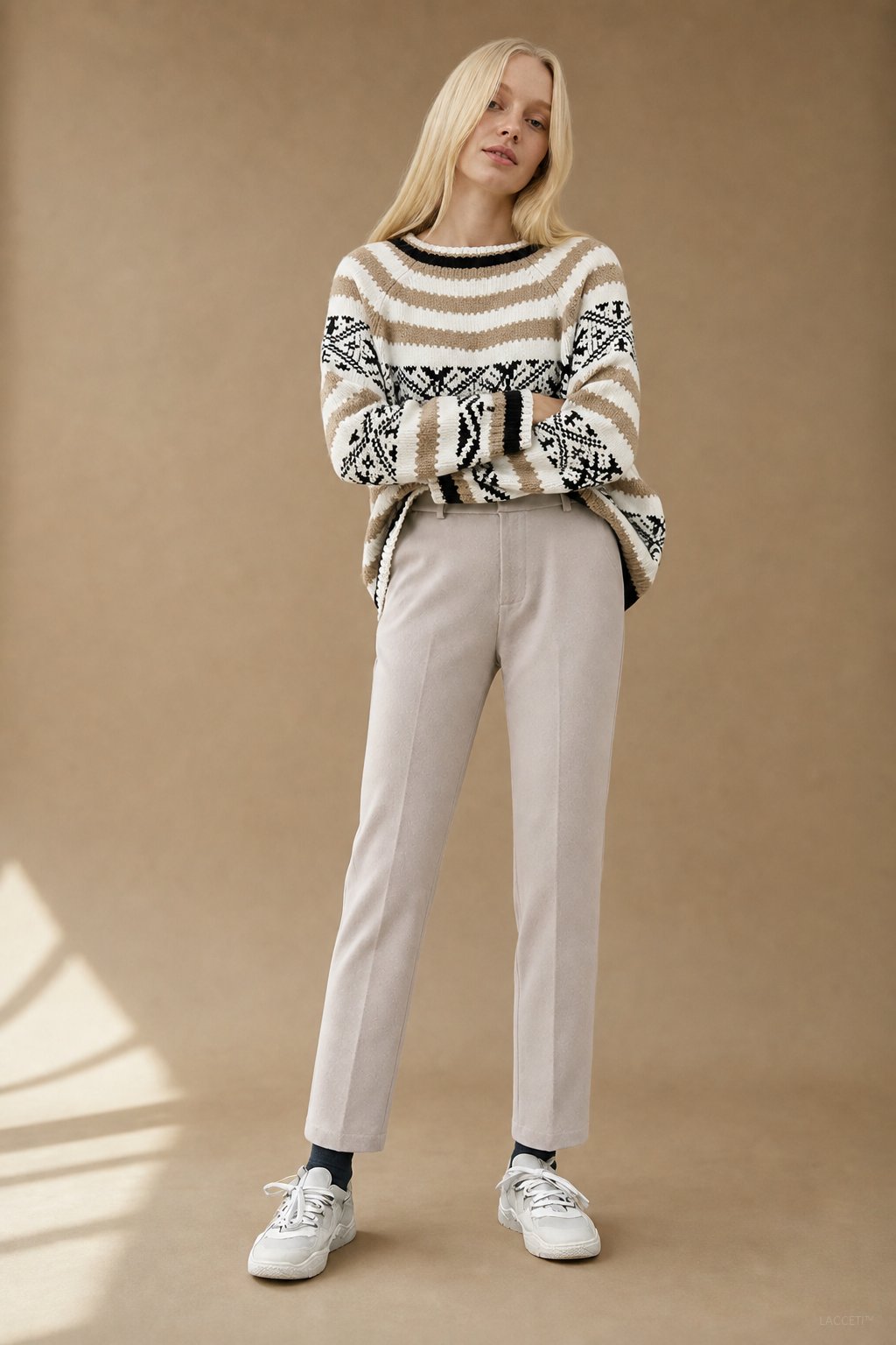 Colette Wool Herringbone Pants, studio product shot