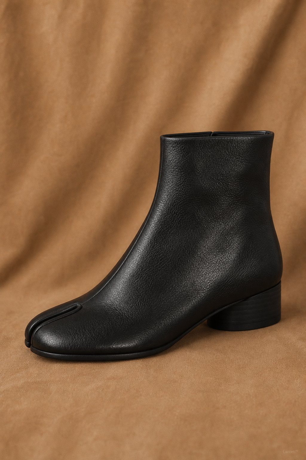 Deauville Chunky Heel Boot — Black, banana_republic product shot
