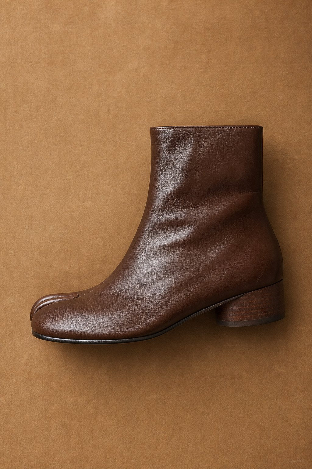 Deauville Chunky Heel Boot — Brown, banana_republic product shot