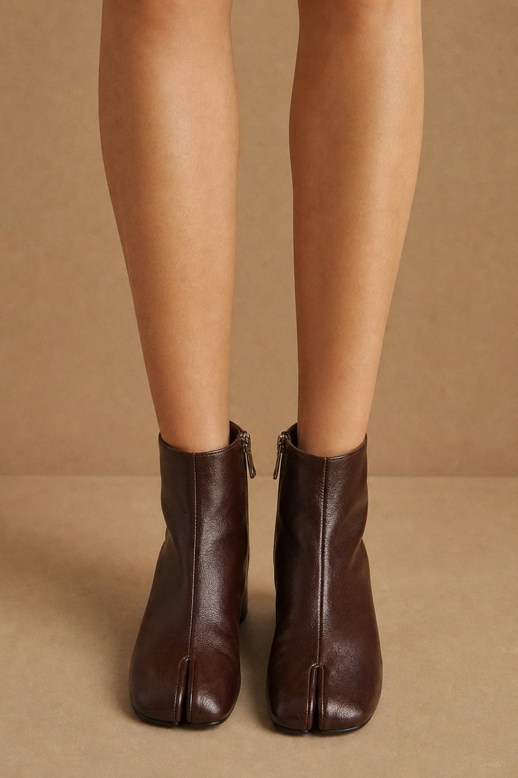 Deauville Chunky Heel Boot — Brown, banana_republic product shot