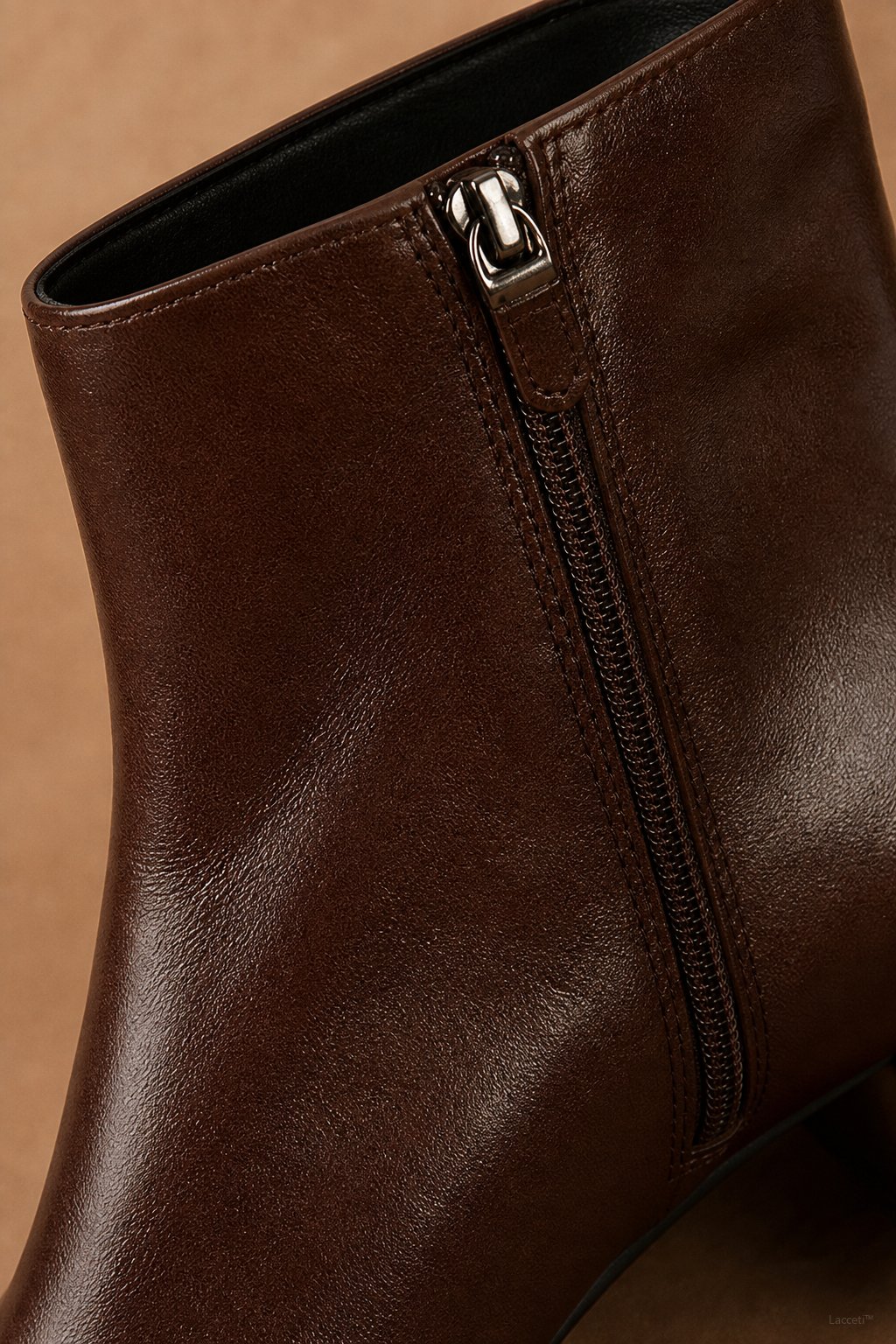 Deauville Chunky Heel Boot — Brown, banana_republic product shot