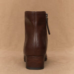 Deauville Chunky Heel Boot — Brown, banana_republic product shot