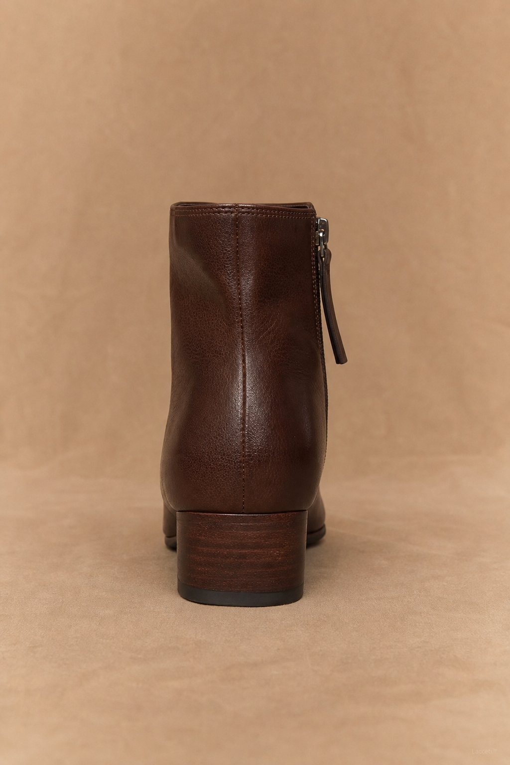 Deauville Chunky Heel Boot — Brown, banana_republic product shot