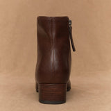 Deauville Chunky Heel Boot — Brown, banana_republic product shot